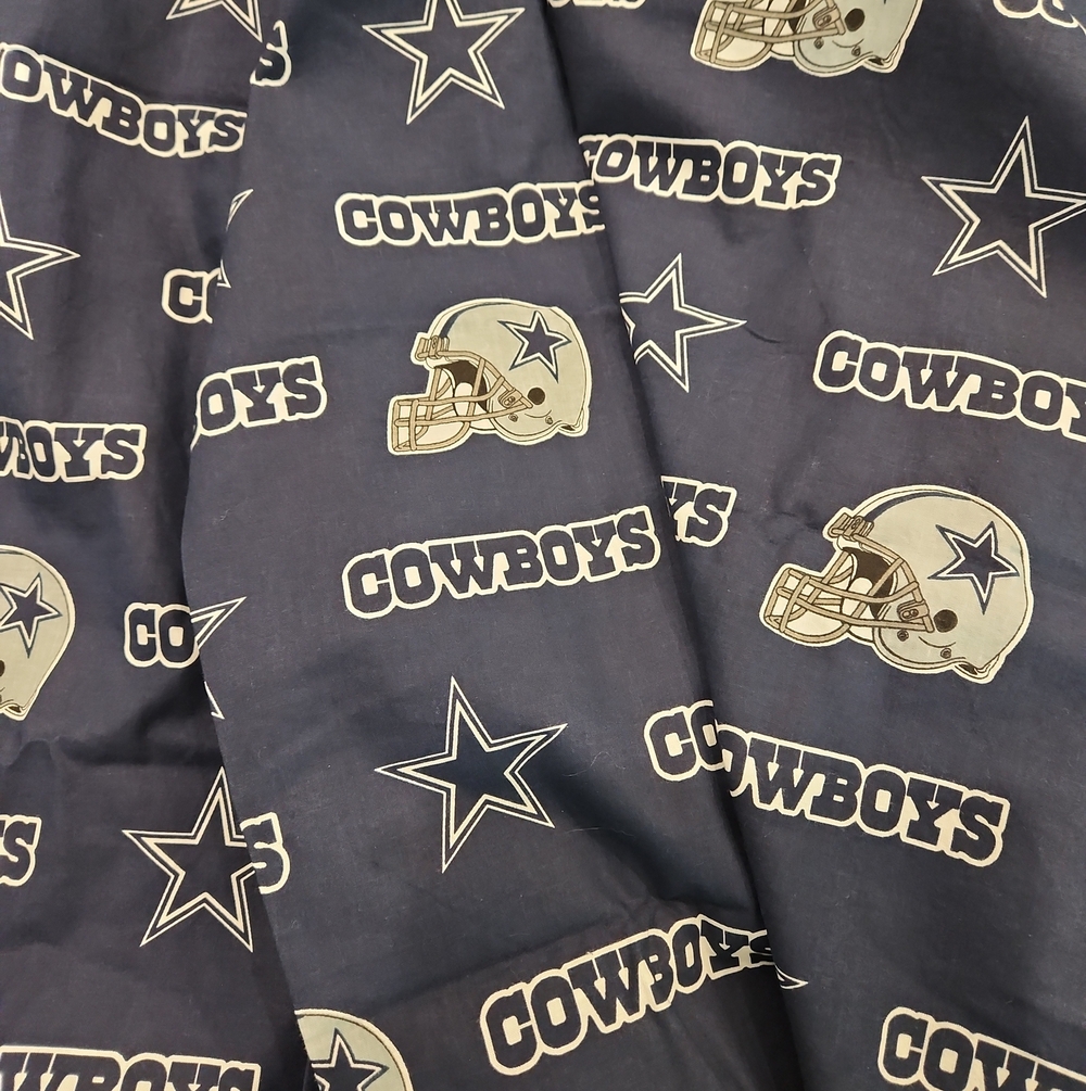 Fabric NFL Dallas Cowboys Navy and White